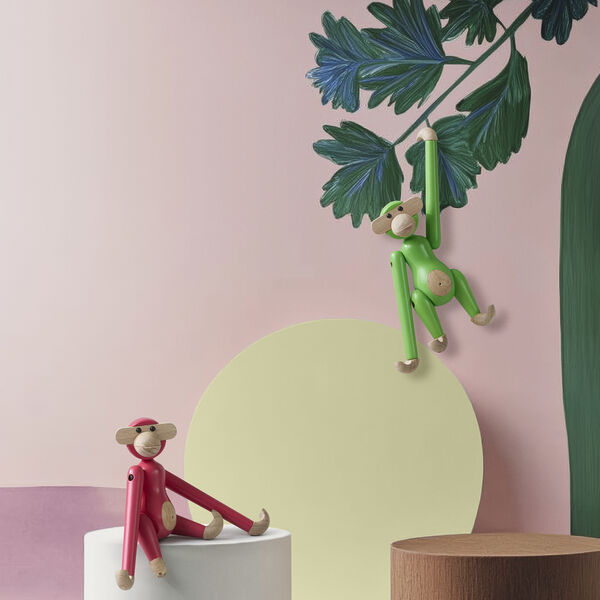 Monkey Mini, light green, Kay Bojesen Denmark