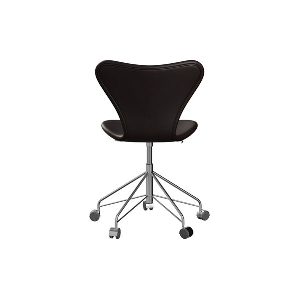 Series 7&trade; 3117 Fully Upholstered Office Chair, Grace Black, Fritz Hansen