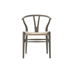CH24 Wish Bone Chair, soft slate, Carl Hansen & S&oslash;n