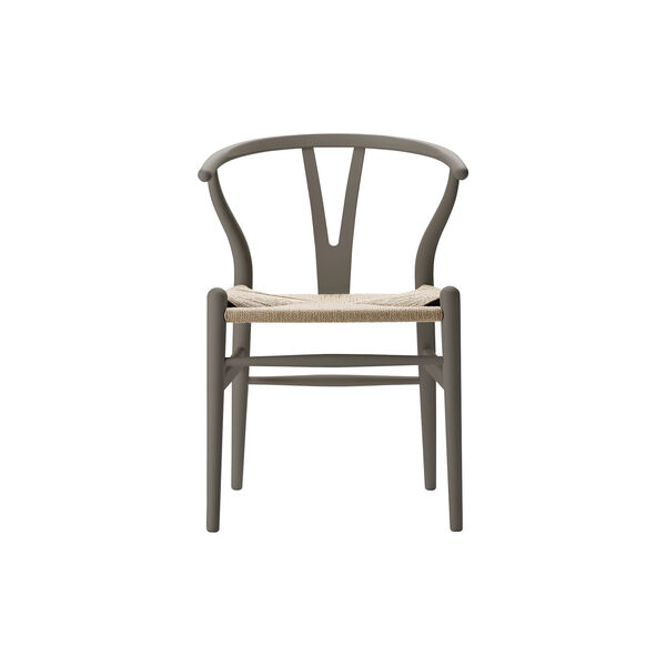 CH24 Wish Bone Chair, soft slate, Carl Hansen & S&oslash;n
