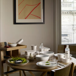 White Fluted Dish 35 cm, Royal Copenhagen