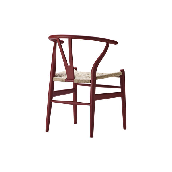 CH24 Wish Bone Chair, soft red, Carl Hansen & S&oslash;n