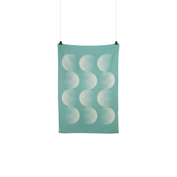 MOON Throw, tranquille green, Røros Tweed