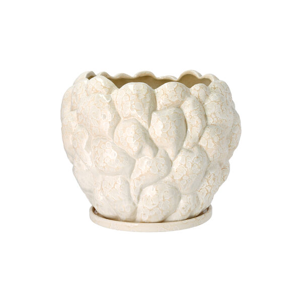 Klast Vase/Flowerpot, offwhite, Villa Collection