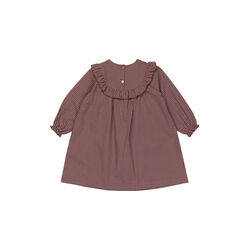 Noey Dress, indigo check, Lalaby