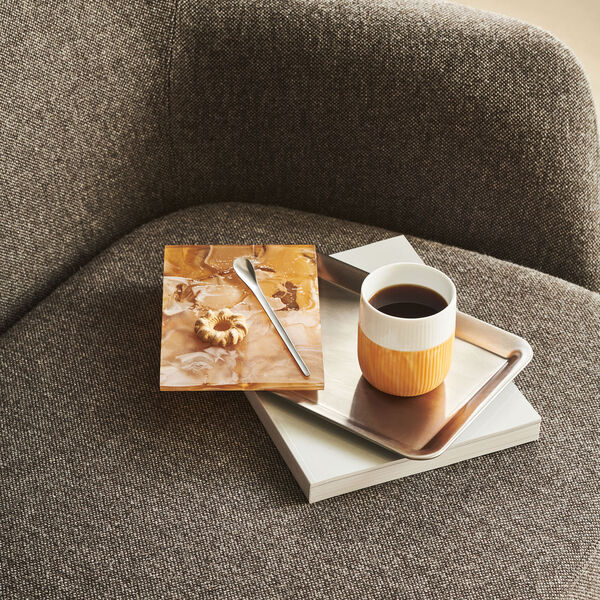 Fluted Contrast Marble Mug 35 cl, fiery yellow Fluted Contrast Marble Mug 35 cl, fiery yellow, Royal Copenhagen