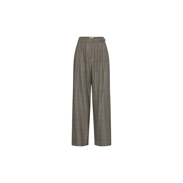 IHLAITO Trousers, black/toasted check, ICHI