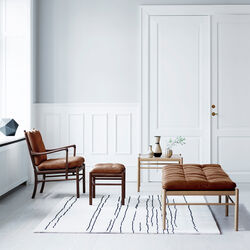 OW149 Colonial Chair, oiled walnut/cognac, Carl Hansen & Søn