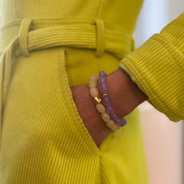 Vilma Bracelet, lavender, Nuni Copenhagen