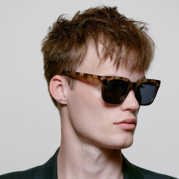 Nancy Sunglasses, coquina/grey transparent, A. KJÆRBEDE