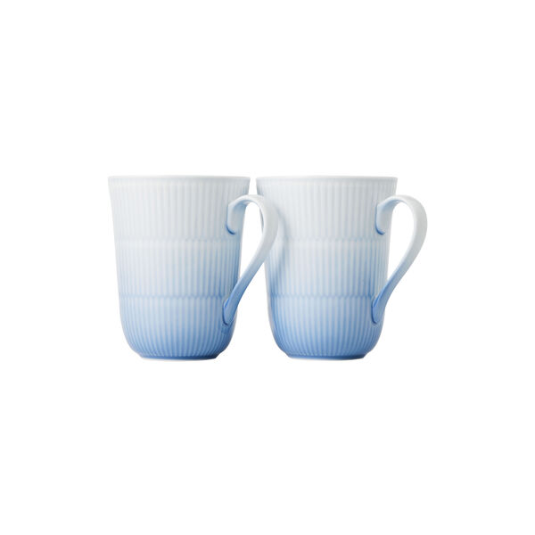 Iris Mug 36 cl. 2 pcs, blue, Royal Copenhagen
