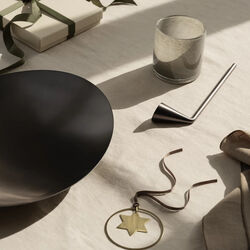 ONDEA Bowl, burned metal, Blomus