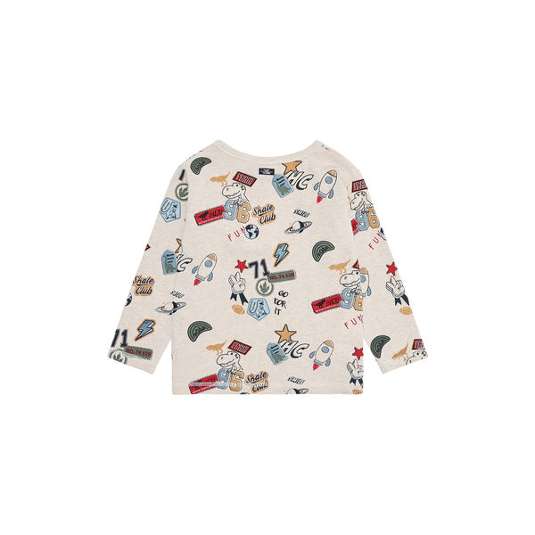 Hcanton Badges Long Sleeved, wheat melange, Hust & Claire