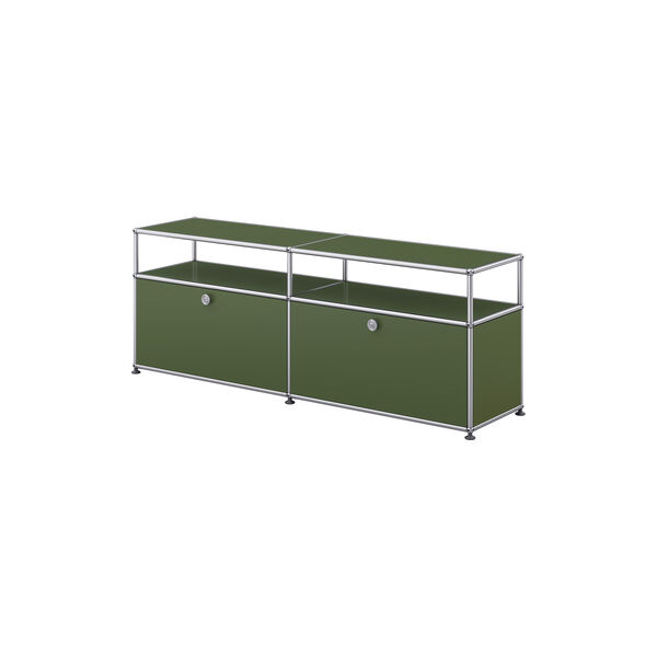 USM Haller | Model O2 | Olive Green | TV Furniture, USM Haller