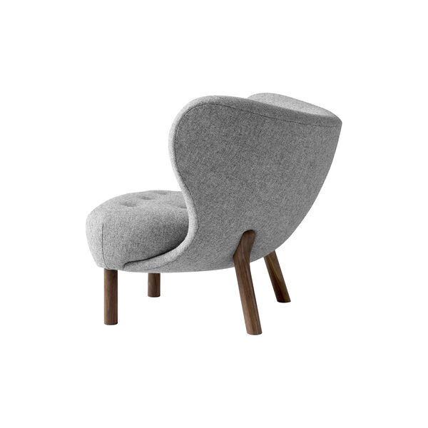 Little Petra VB1 Lounge Chair & Pouf ATD1, Hallingdal 0130/oiled walnut, &Tradition