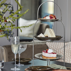 HDSana Plate stand 3, silver finish, House Doctor