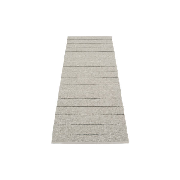 Carl Plastic Rug, warm grey/fossil grey, Pappelina