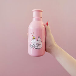 DRINK-IT Moomin vacuum insulated bottle 0,5 L, moomin love, RIG-TIG