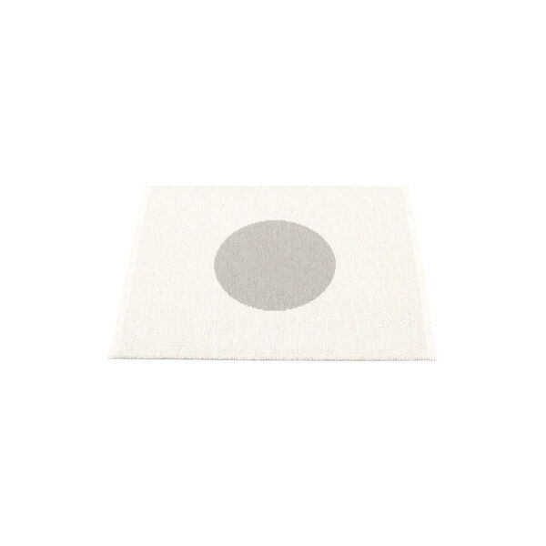 Vera Plastic Rug, warm grey/vanilla, Pappelina