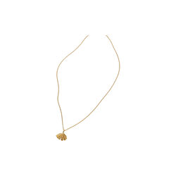 Autumn Leaf Necklace, gold plated, Pernille Corydon Jewellery