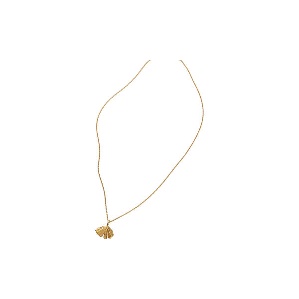 Autumn Leaf Necklace, gold plated, Pernille Corydon Jewellery