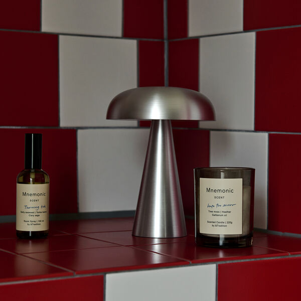 Como SC53 Portable Table Lamp, aluminium, &Tradition