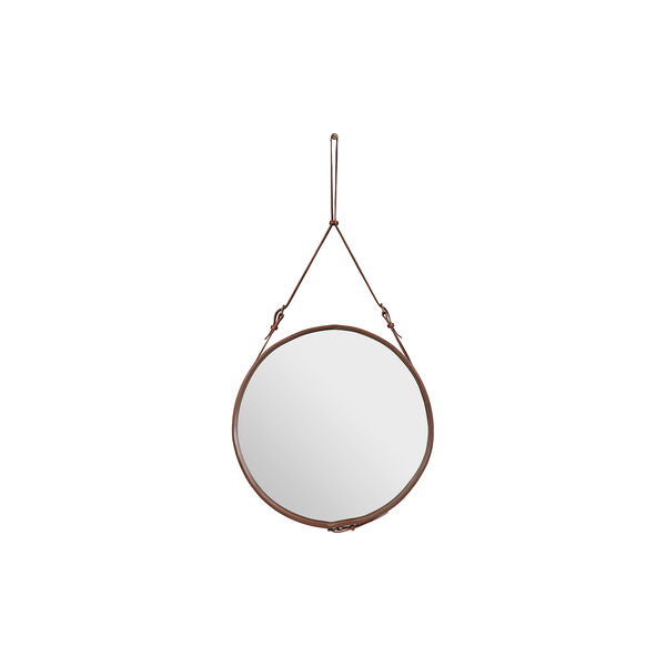 Adnet Circular Wall Mirror, tan, GUBI