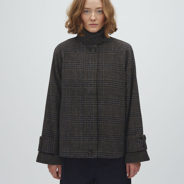 Tary FU Jacket, black java check, mbyM
