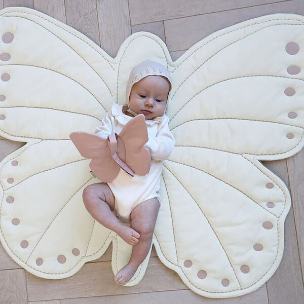 Butterfly Play Mat, off-white, Cam Cam Copenhagen