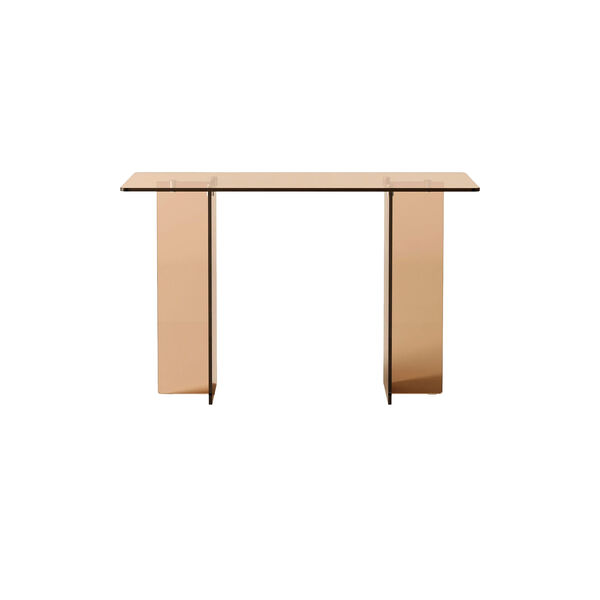 Anouk Glass Console, brown transparent Anouk Glass Console, brown transparent, Westwing Collection