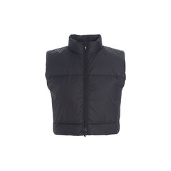 Feather down short waistcoat, black, BITTE KAI RAND