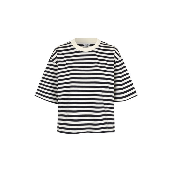 Emrys-M T-shirt, night sky sugar stripe, mbyM
