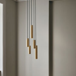 Patrone Cluster Ceiling Lamp Large, brass, Thorup Copenhagen
