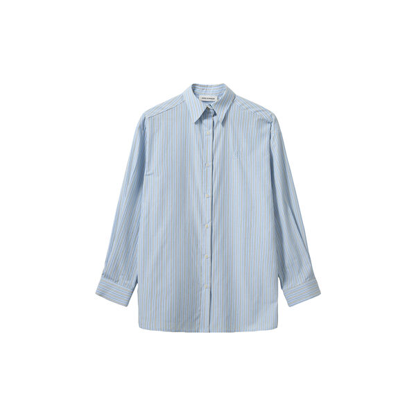 MERCYSW STRIPED OVERSIZED SHIRT, blue striped, Sofie Schnoor