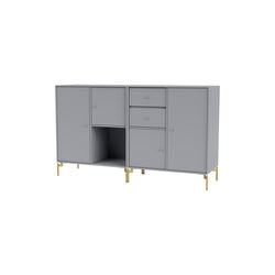 COUPLE Sideboard with Brass Legs, 100 graphic, Montana Furniture