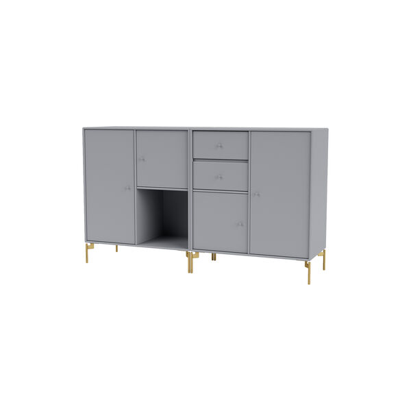 COUPLE Sideboard with Brass Legs, 100 graphic, Montana Furniture
