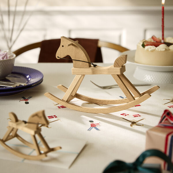 Rocking horse Small, beech, Kay Bojesen Denmark
