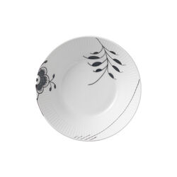 Black Fluted Mega Deep Plate Ø 17 cm, Royal Copenhagen