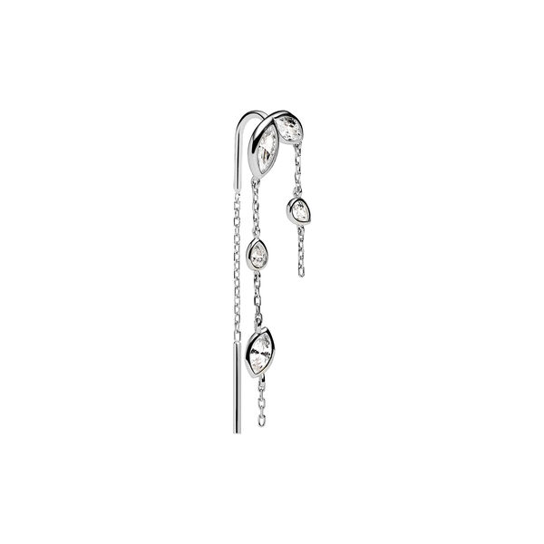 Swift Earring 03 Left, silver, Maria Black