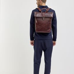 LUND Backpack Courier, brown, JOST