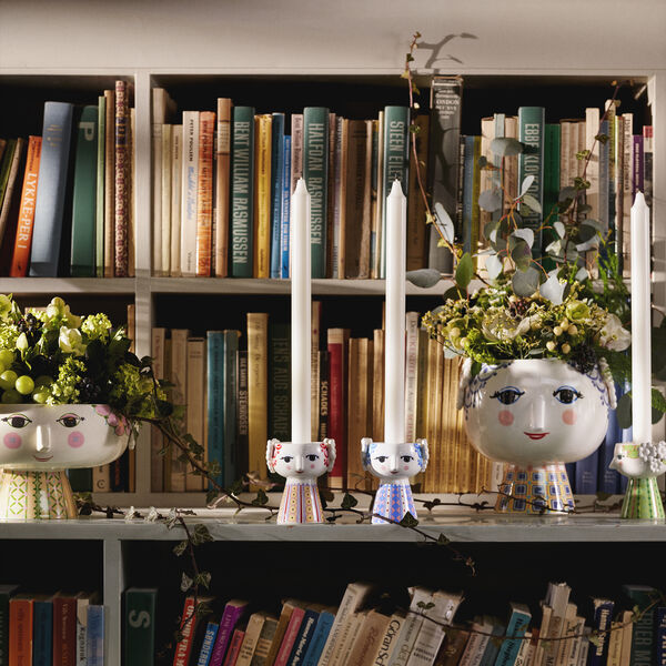 Eva Candle Holder, lavender, Bj&oslash;rn Wiinblad