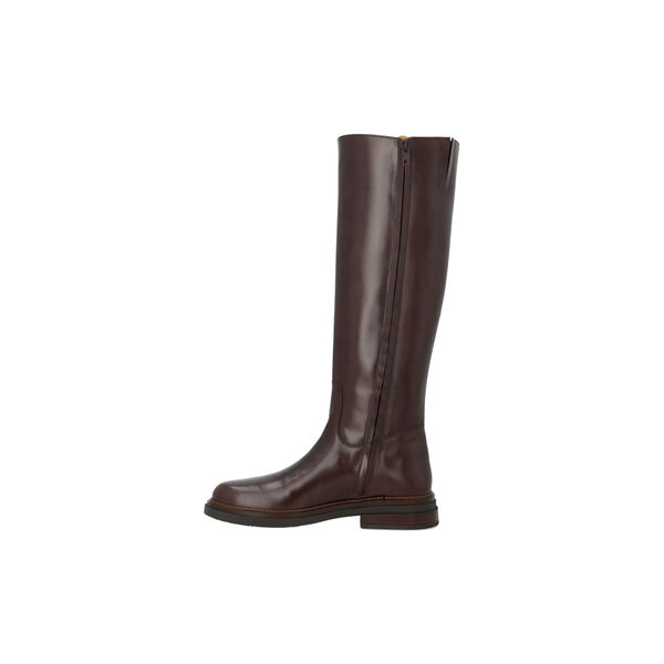 Long shafted boot, dark brown/dark brown, ANGULUS
