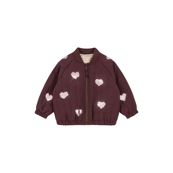 Juno Sequin Bomber Jacket, decadent chocolate, Konges Sl&oslash;jd