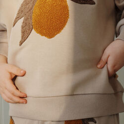 Lou Terry Sweat Shirt, oxford tan, Konges Sl&oslash;jd