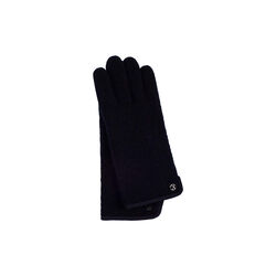 Sasha Knitted Gloves, black, Kessler