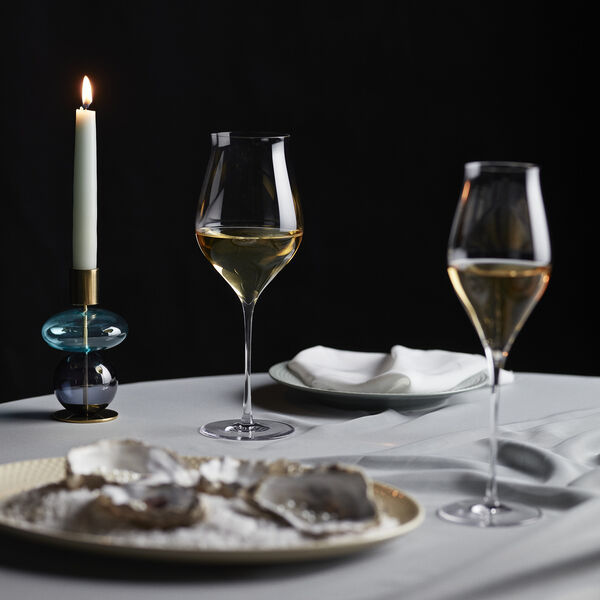 Rhombe Earth Oval serving dish, marble, Lyngby Porcel&aelig;n