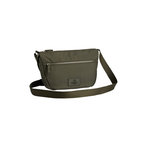 MonoMBG Crossbody Bag Recycled, dark olive w/gold, Markberg