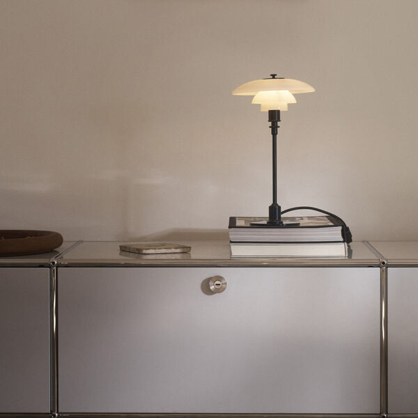PH 2/1 Table Lamp, glossy deep green, Louis Poulsen