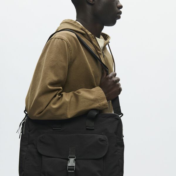 WWWolfgang Bag, black, Wood Wood