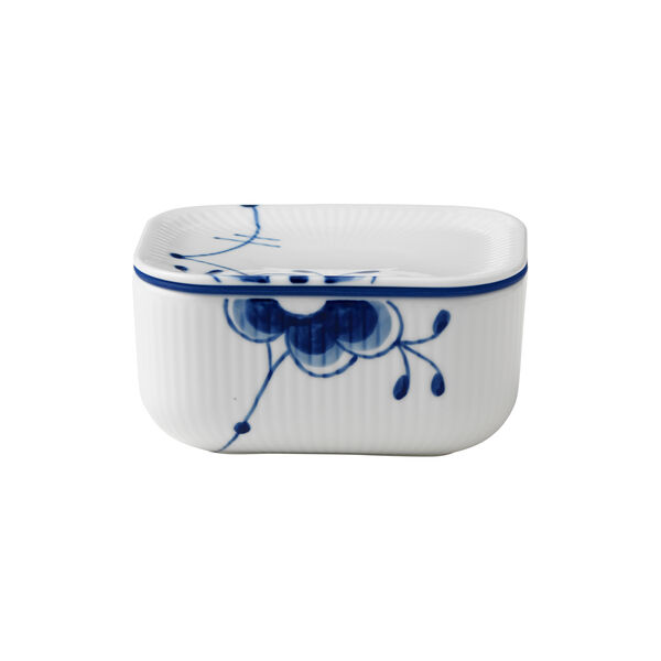 Blue Fluted Mega Butter Jar with Lid Blue Fluted Mega Butter Jar with Lid, Royal Copenhagen